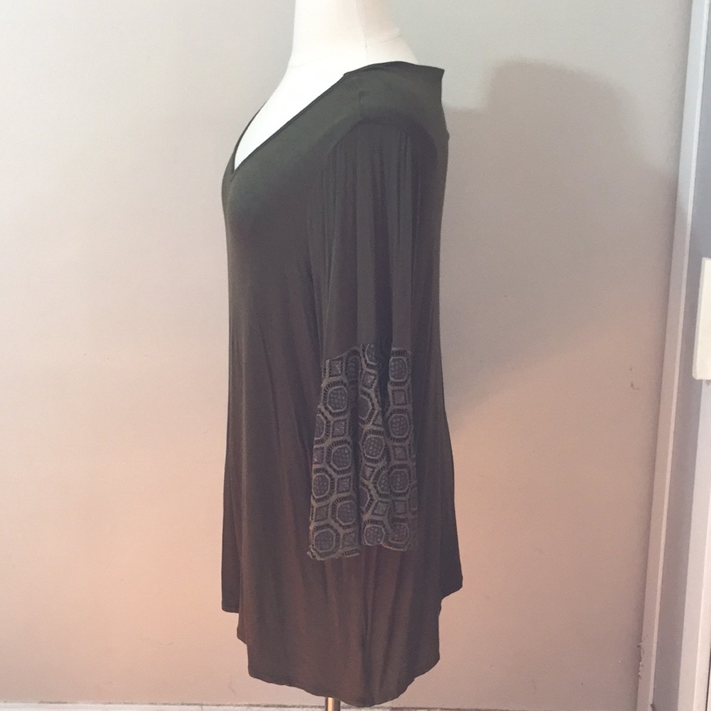 Status by Chennault Olive Tunic, 2x